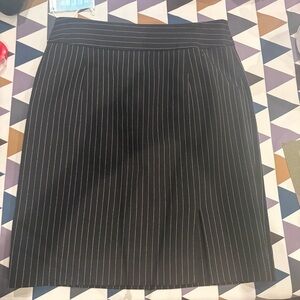Banana Republic Black Pinstripe Pencil Skirt
